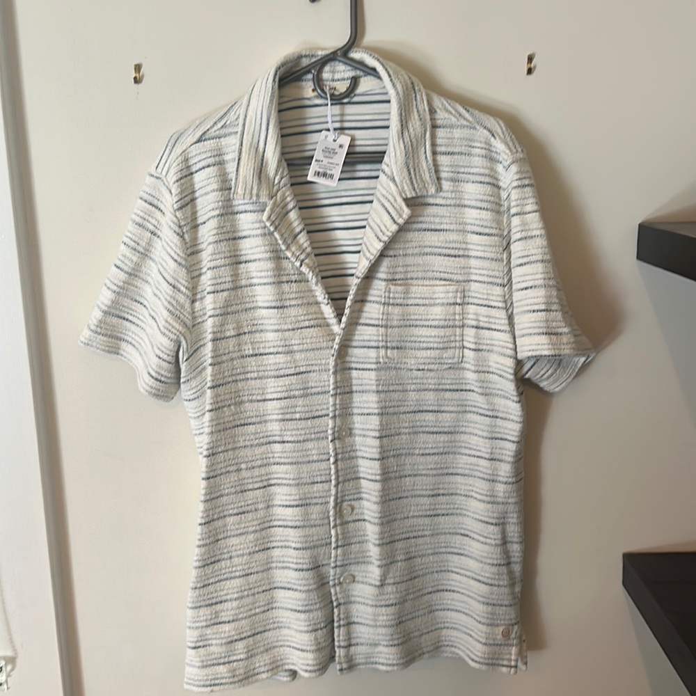 Marine Layer Beach Texture Resort Shirt